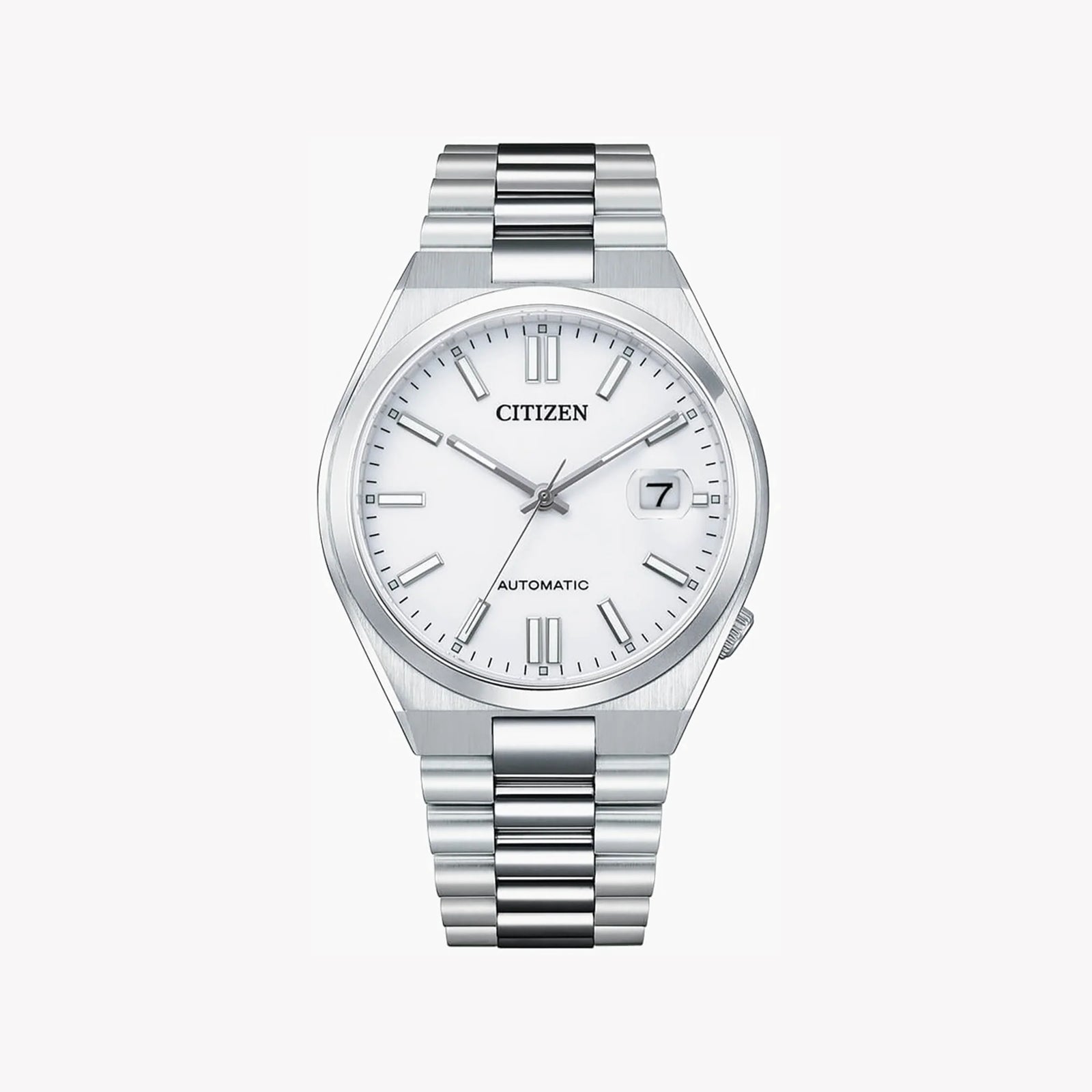 Citizen Men's Silver Stainless Steel Watch, White Dial | Nj0150-81a by i-watch