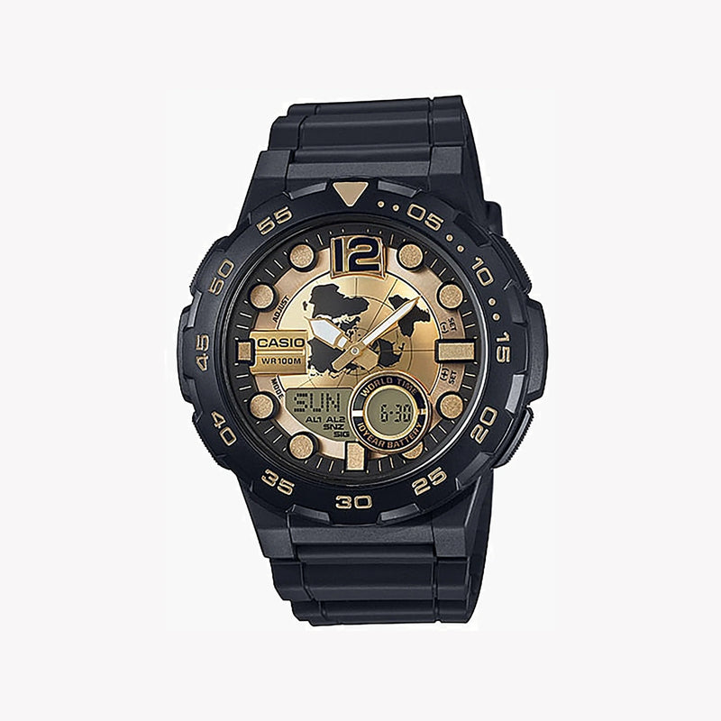 Casio Aeq-100bw-9avdf Adventure Ready - Rugged Sporty Men's Watch With Black Resin Band by i-watch