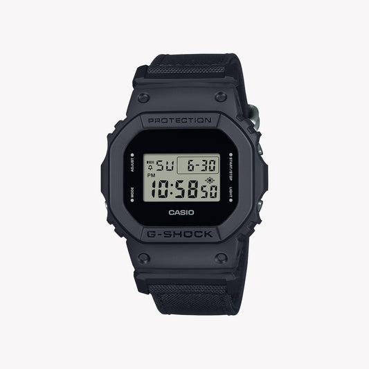 CASIO G-SHOCK DW-5600BCE-1 G-SHOCK THE ORIGIN – SCHWARZE CORDURA ECO FABRIC STRAP SERIE Herrenuhr