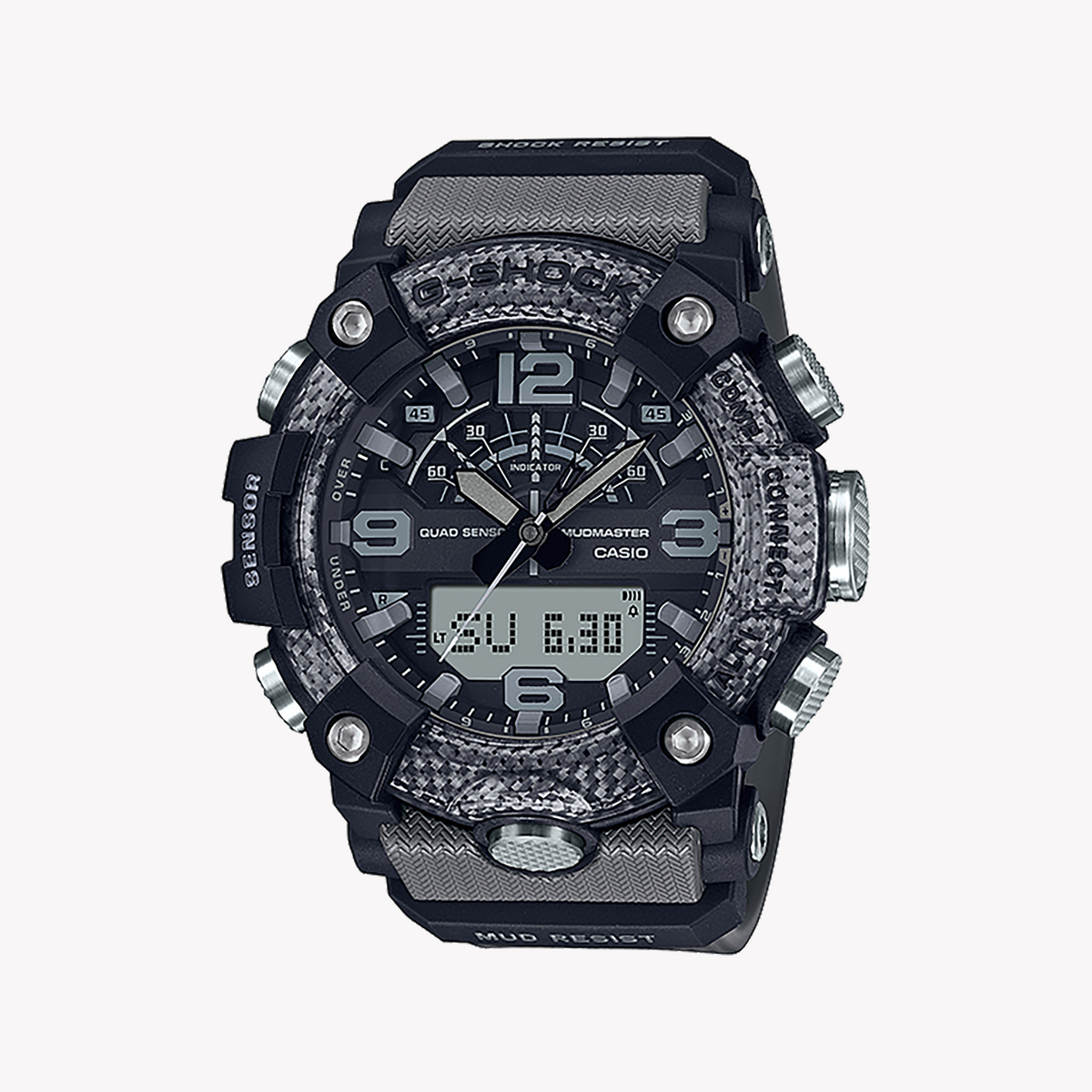 CASIO G-SHOCK GG-B100-8ADR RUGGED ADVENTURE - MEN'S WATCH WITH GRAY/BLACK DESIGN AND HIGH-TECH FEATURES