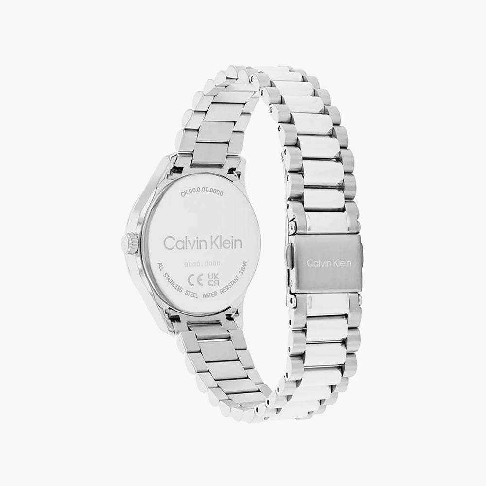 Ck Calvin Klein Women's Silver Stainless Steel Watch, Silver Dial | K2g21126a by i-watch