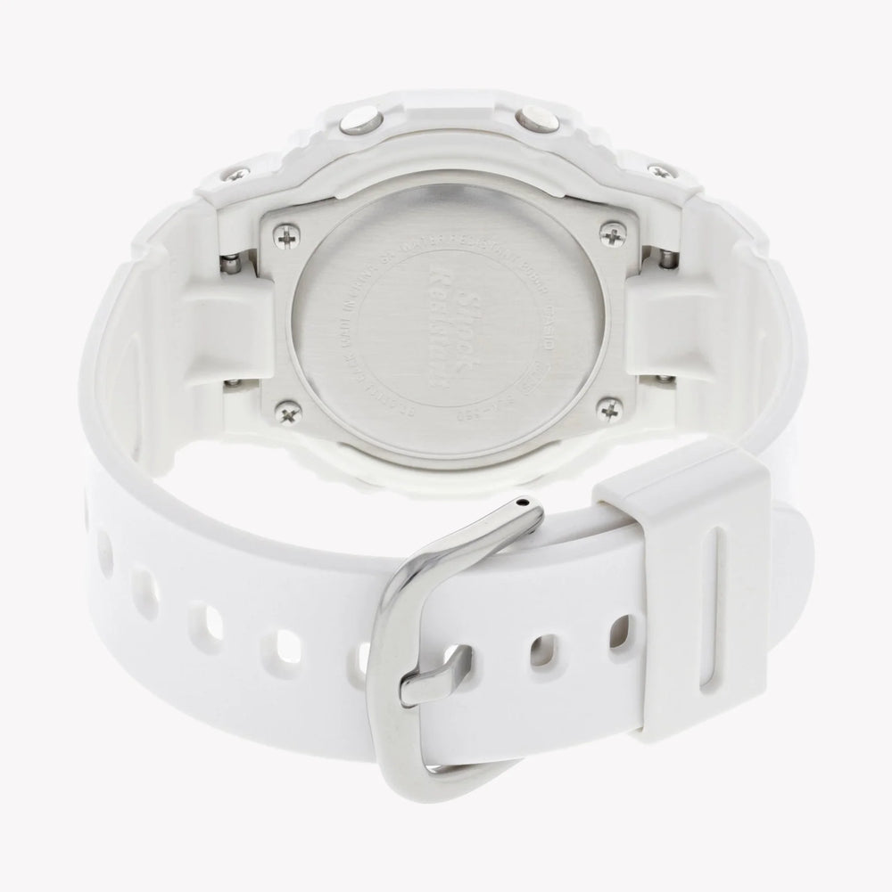 Baby-G Women's White Resin Watch, Digital Display | Blx-560-7dr by i-watch