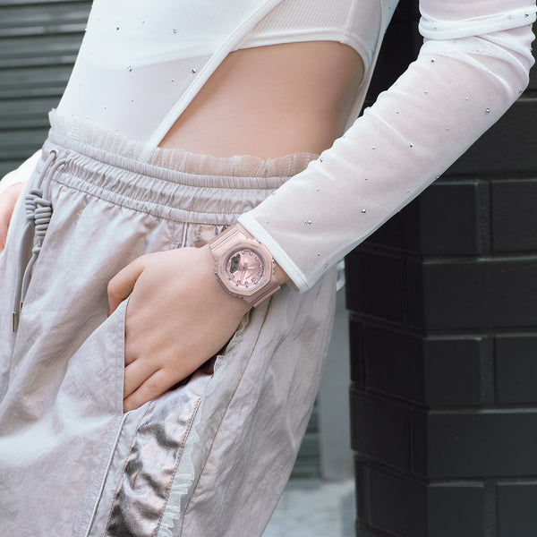 Casio G-Shock Women's Pink Watch, Bio-Sourced Plastic | Gma-P2100st-4aer by i-watch