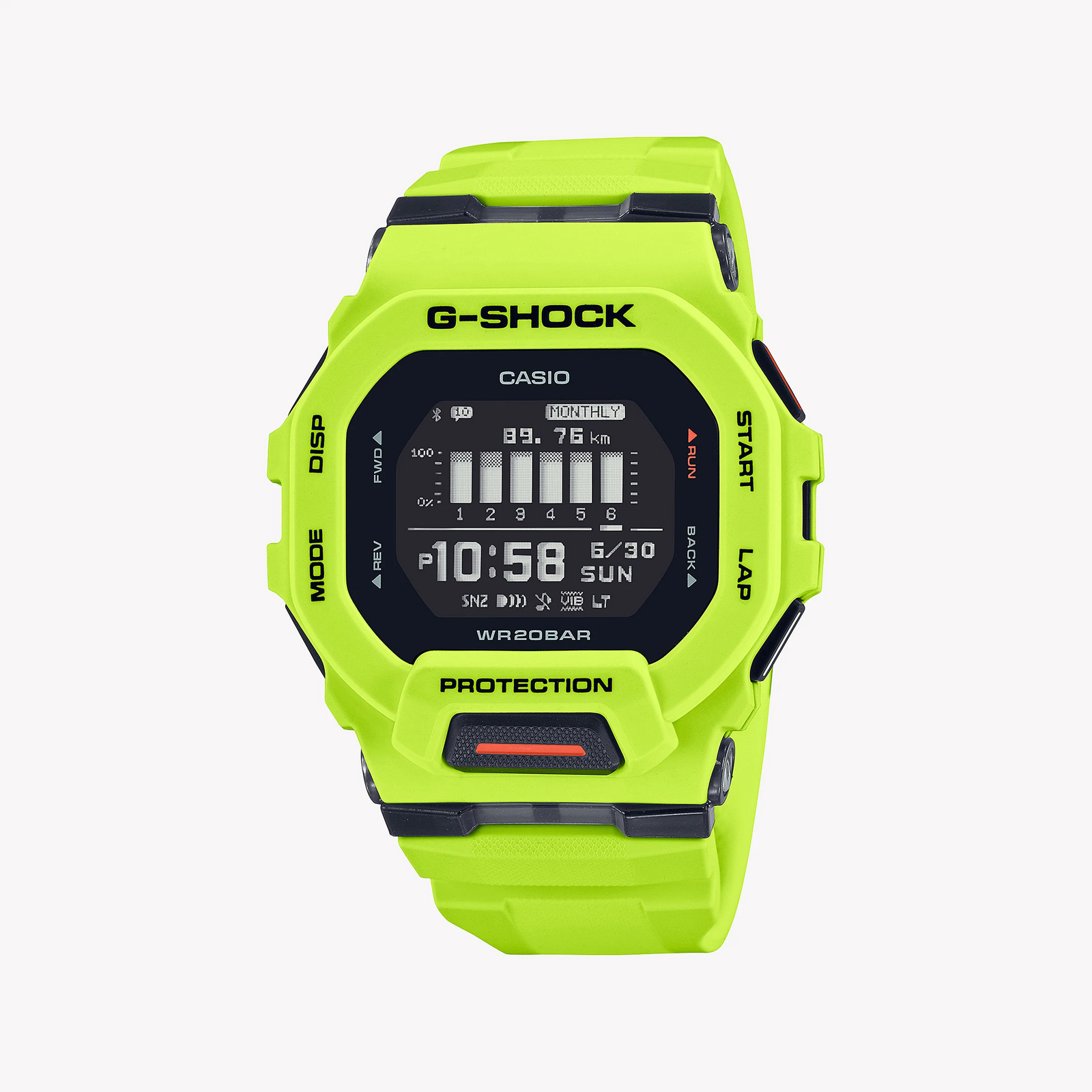 Casio G-Shock Men's Green Resin Watch, Digital | Gbd-200-9er by i-watch