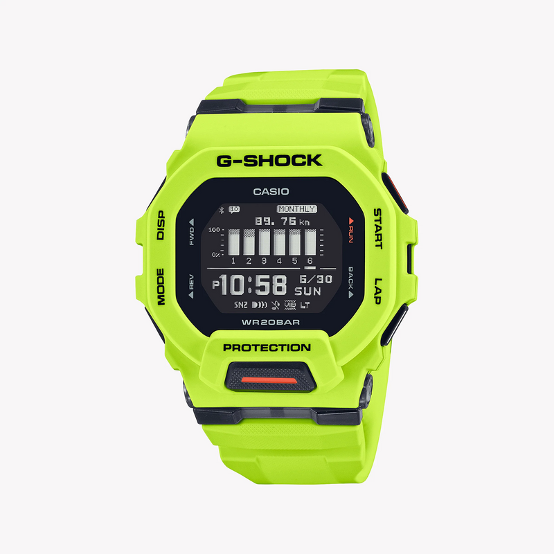 Casio G-Shock Men's Green Resin Watch, Digital | Gbd-200-9er by i-watch