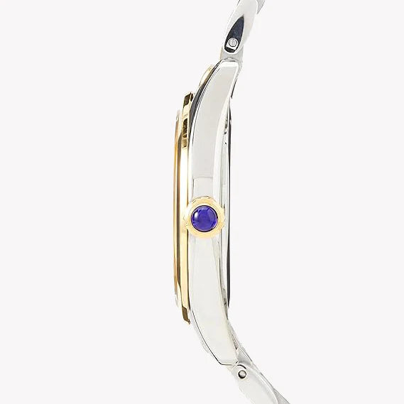 Seiko Women's Silver & Gold Watch, White Dial | Sur380p1 by i-watch