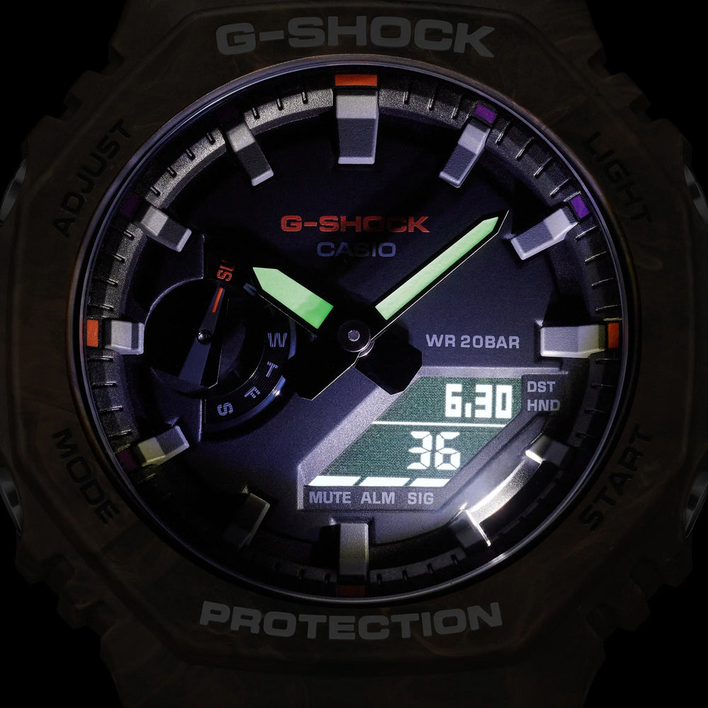 G-Shock Men's Black Resin Watch, Carbon Core | Ga-2100su-1adr by i-watch