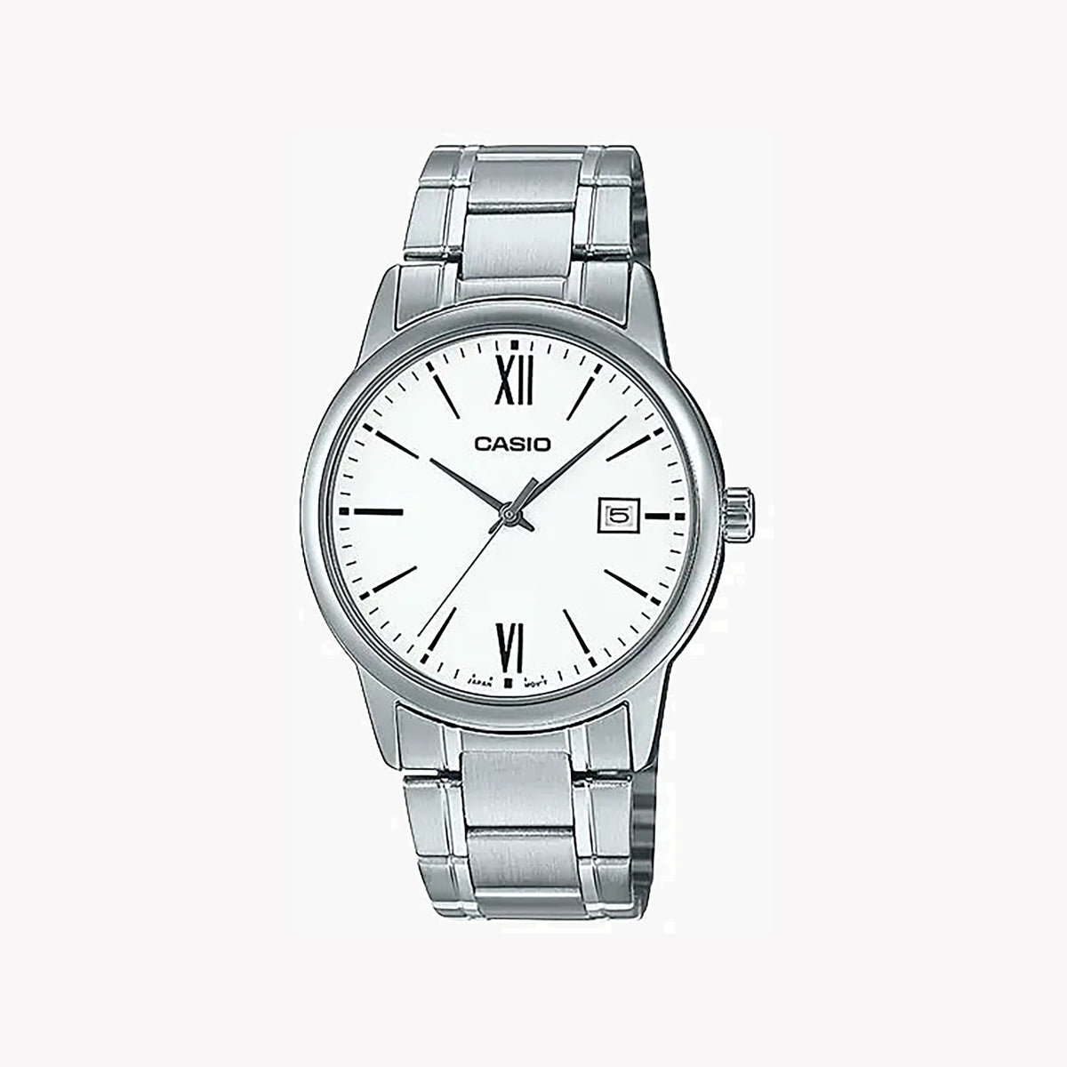 CASIO MTP-V002D-7B3UDF - ELEGANT ADVENTURER MEN'S WATCH WITH STAINLESS STEEL & WHITE DIAL