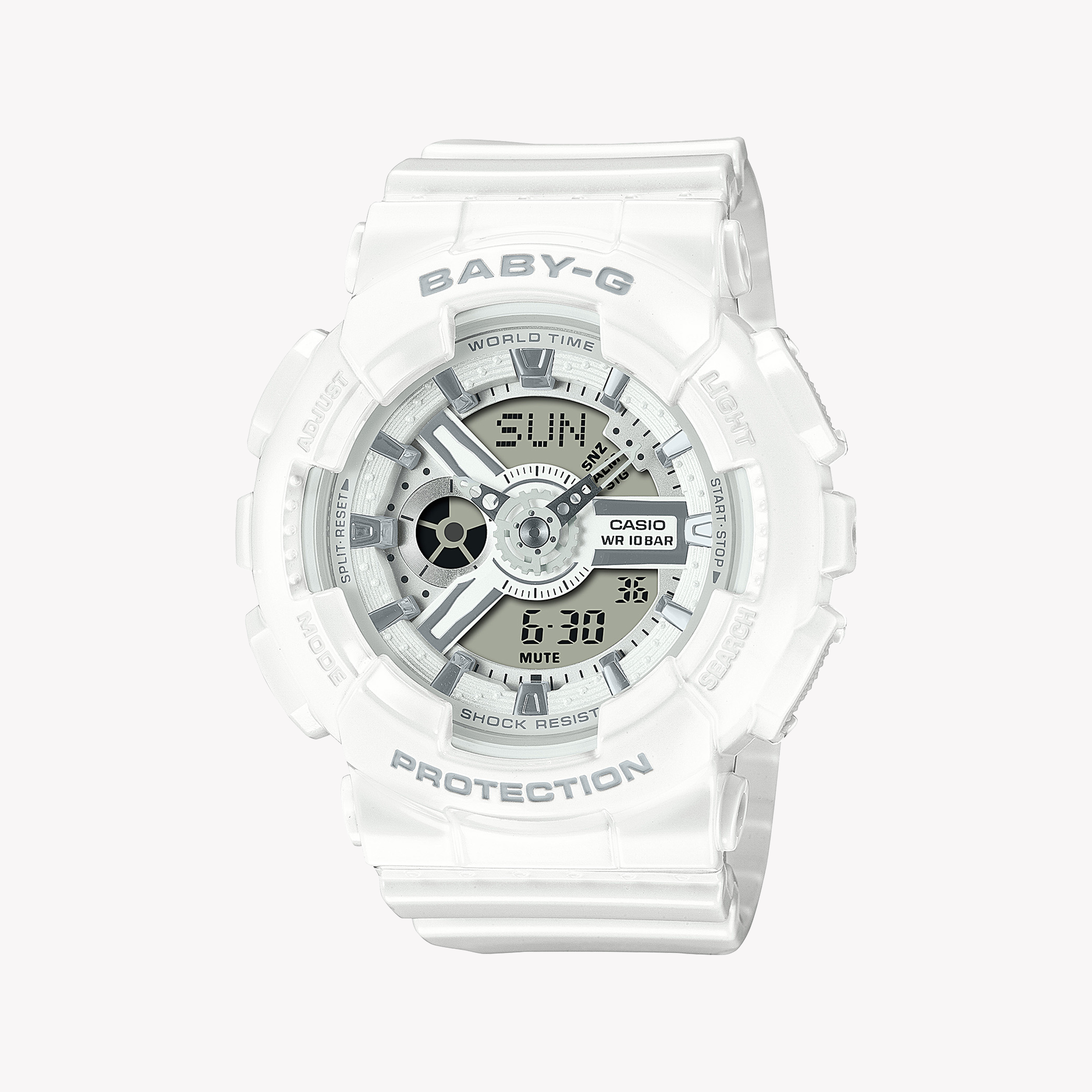 CASIO BABY-G BA-110X-7A3DR - ADVENTURE AWAITING WHITE RESIN WOMEN'S WATCH