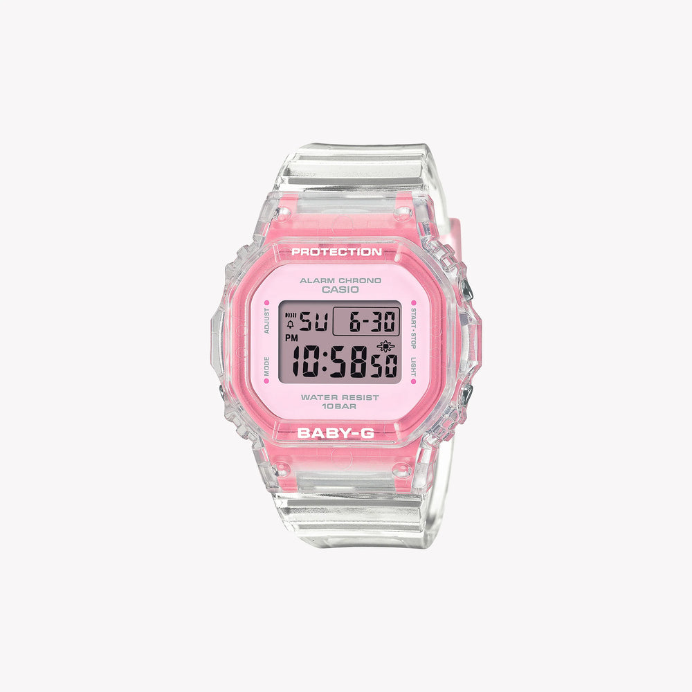 Casio Women's Resin White Watch, Digital Display | Bgd-565sj-7er by i-watch