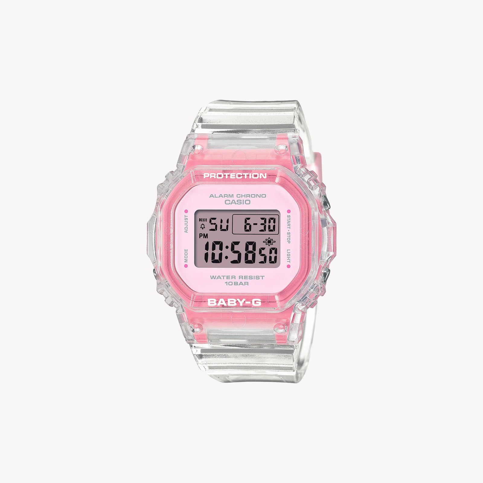 Casio Women's Resin White Watch, Digital Display | Bgd-565sj-7er by i-watch