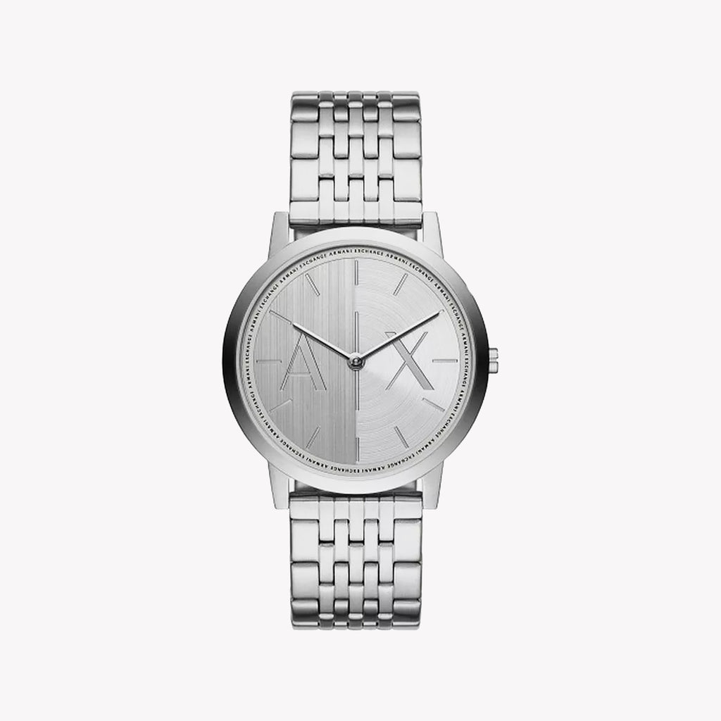 ARANI EXCHANGE AX2870 SLIM SILVER TIMEPIECE - STYLISH MEN'S WATCH WITH PRECISION AND WATER RESISTANCE