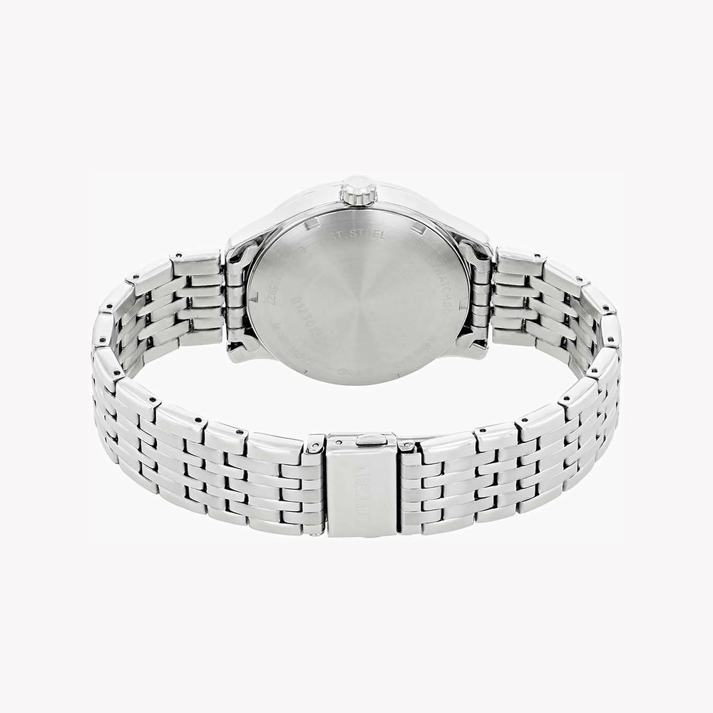 Citizen Men's Silver Stainless Steel Watch, White Dial | Nh8350-59b by i-watch