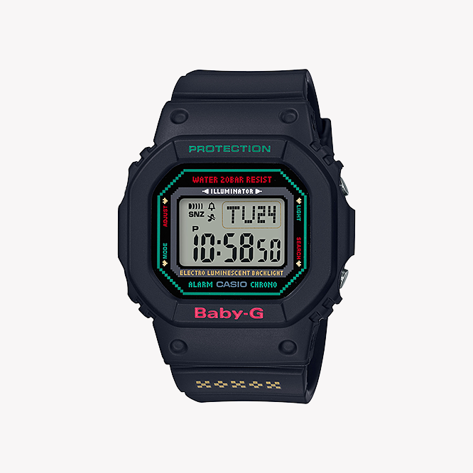 CASIO G-SHOCK LOV-19B-1DR - RUGGED ELEGANCE FOR ACTIVE LIFESTYLES Men's Watch with bold black resin band and playful digital dial-i-Watch-5