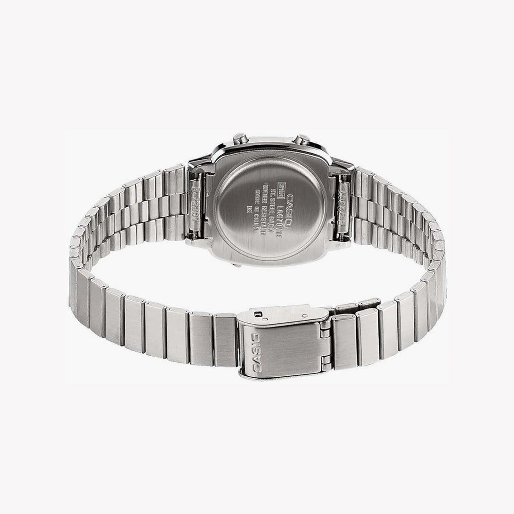 Casio Women's Silver Stainless Steel Watch, Digital Display | La670wea-7ef by i-watch