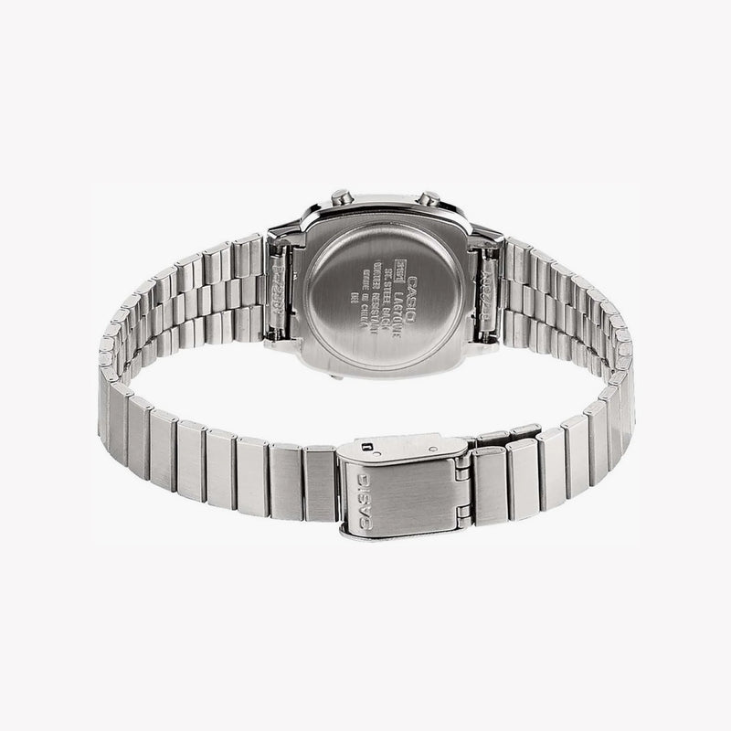 Casio Women's Silver Stainless Steel Watch, Digital Display | La670wea-7ef by i-watch