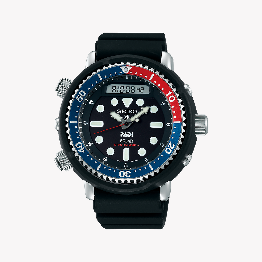 SEIKO PROSPEX SNJ027P1 Men's Solar Blue Dive Watch-i-Watch