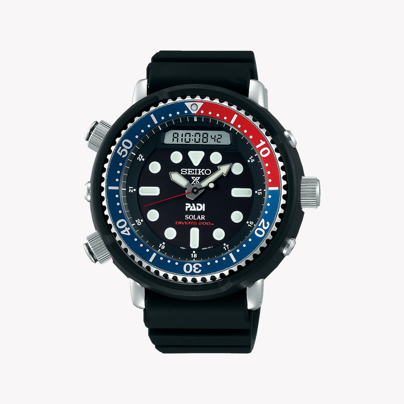 SEIKO PROSPEX SNJ027P1 Men's Solar Blue Dive Watch-i-Watch