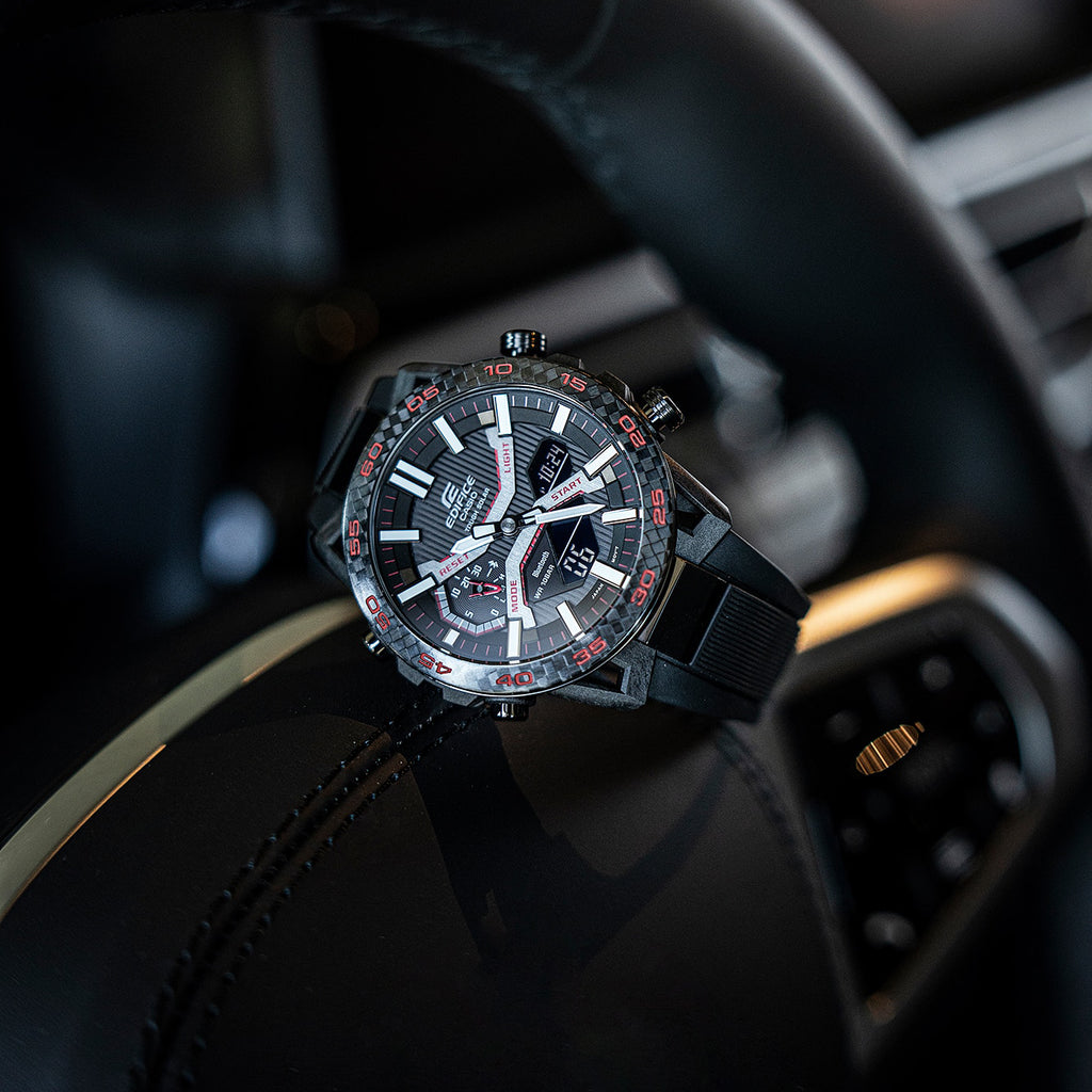 CASIO ECB-2000PB-1A الأداء الجريء - ساعة رياضية ذكية للرجال مع إمكانية الاتصال بالبلوتوث