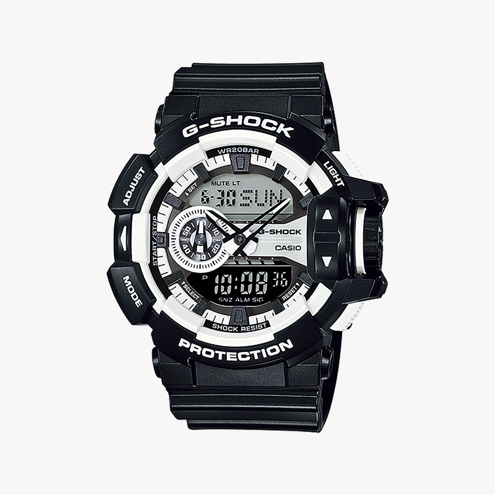 G-Shock Men's Black Resin Watch, Shock Resistant | Ga400-1a by i-watch