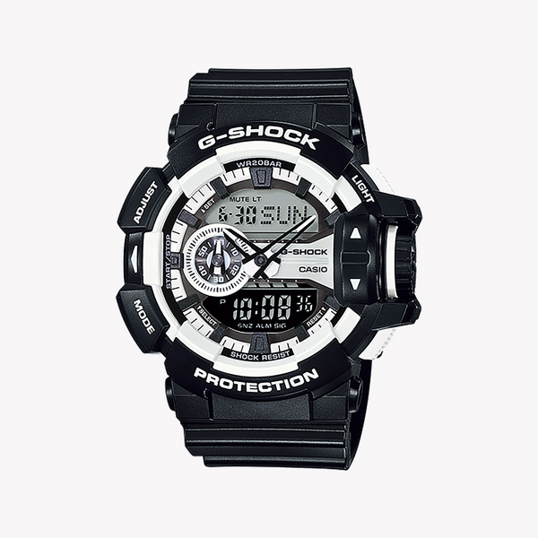 G-Shock Men's Black Resin Watch, Shock Resistant | Ga400-1a by i-watch