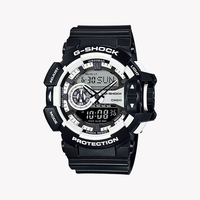 G-Shock Men's Black Resin Watch, Shock Resistant | Ga400-1a by i-watch