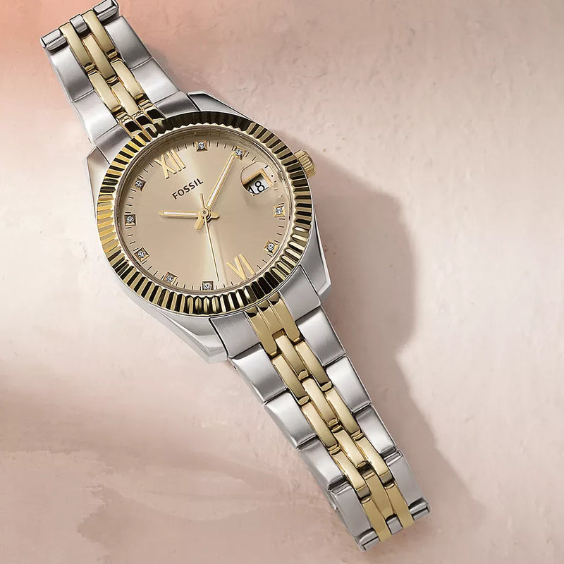 Fossil Women's Gold Watch, Gold Dial | Es4949 by i-watch
