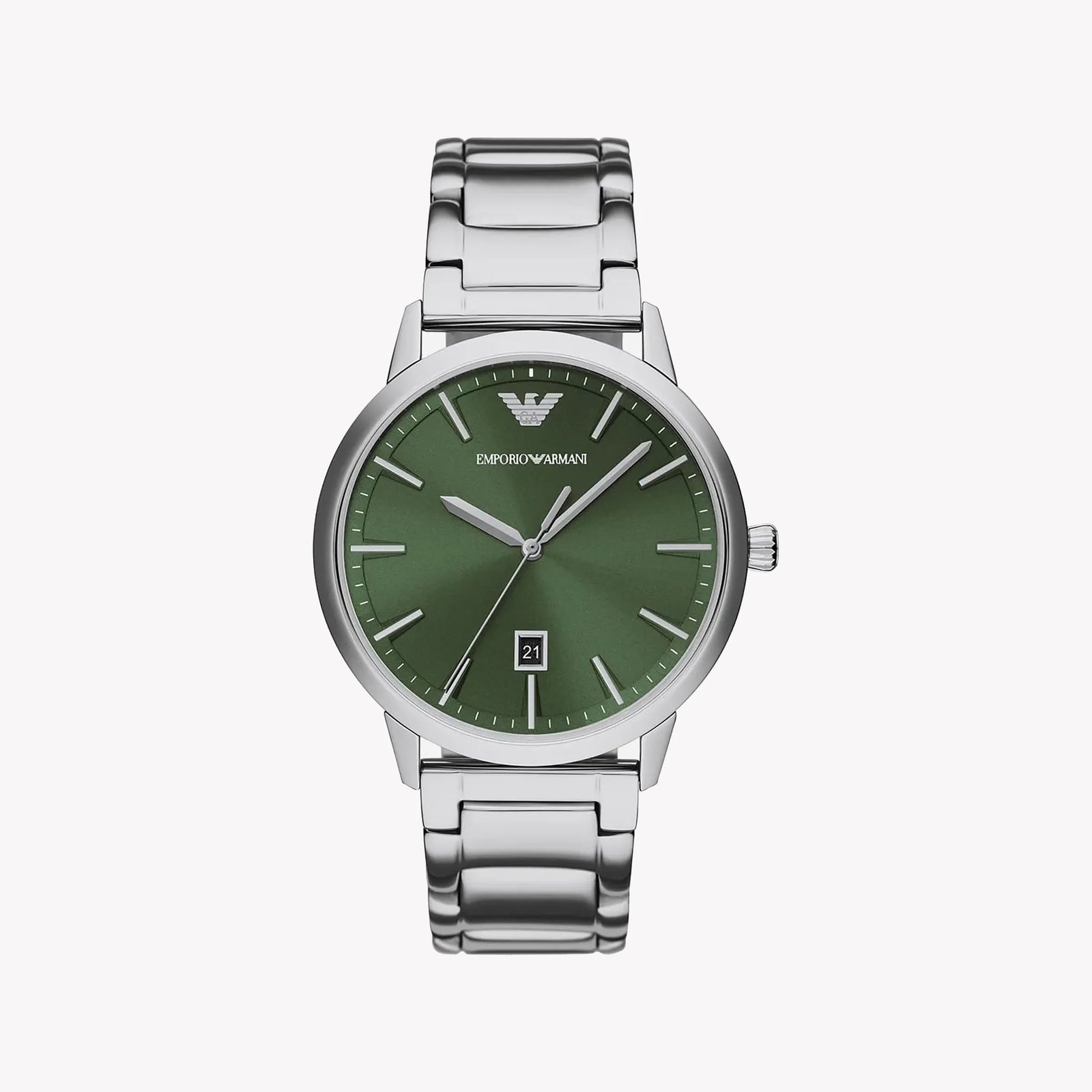 Emporio Armani Men's Silver Watch, Green Dial | Ar11575 by i-watch