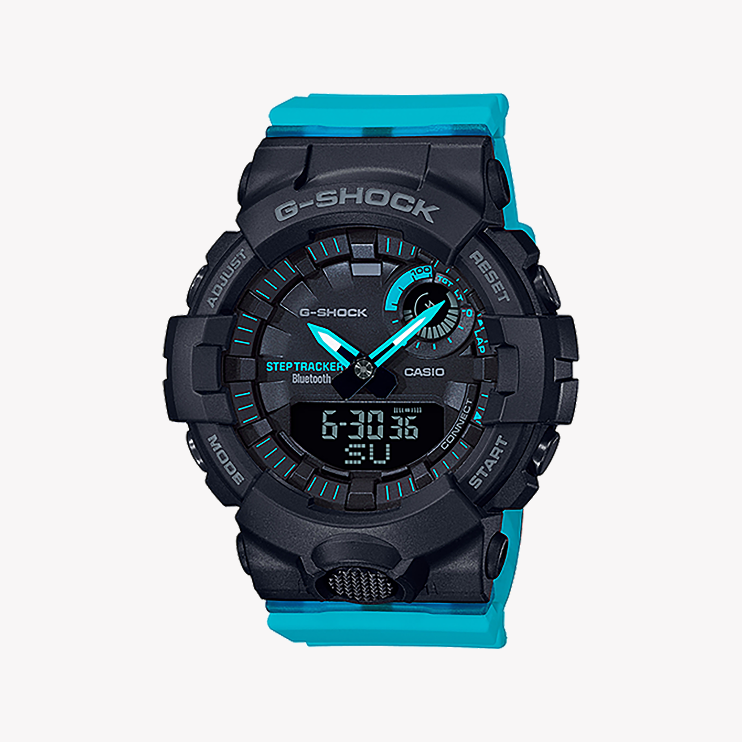 G-SHOCK GMA-B800SC-1A2DR - FEMININE POWERHOUSE: SPORTY BLACK & BLUE WOMEN'S WATCH