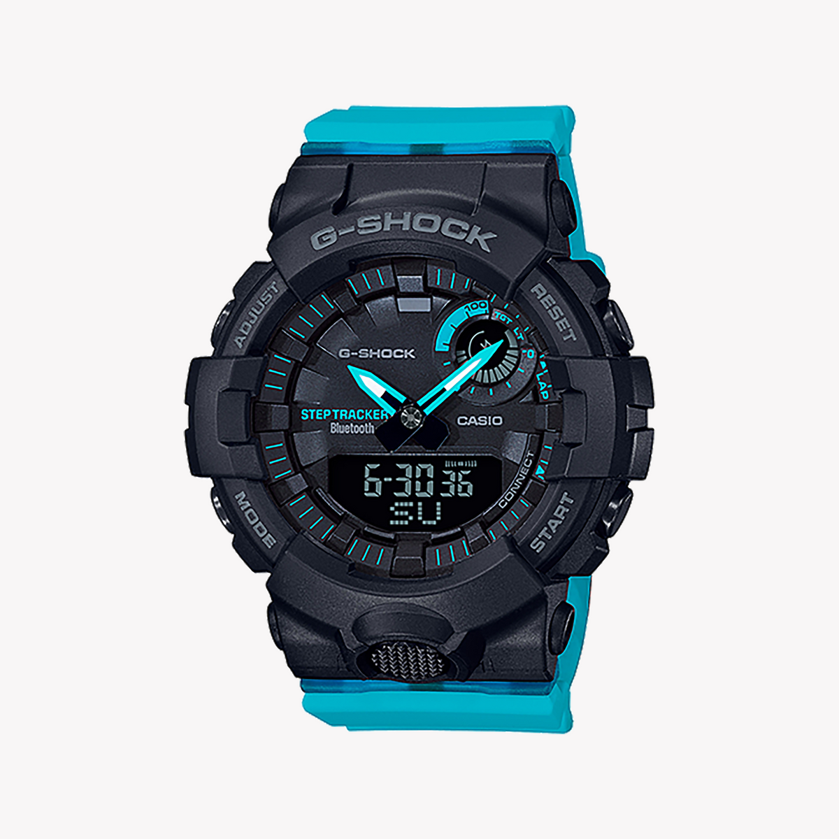 G-SHOCK GMA-B800SC-1A2DR - FEMININE POWERHOUSE: SPORTY BLACK & BLUE WOMEN'S WATCH