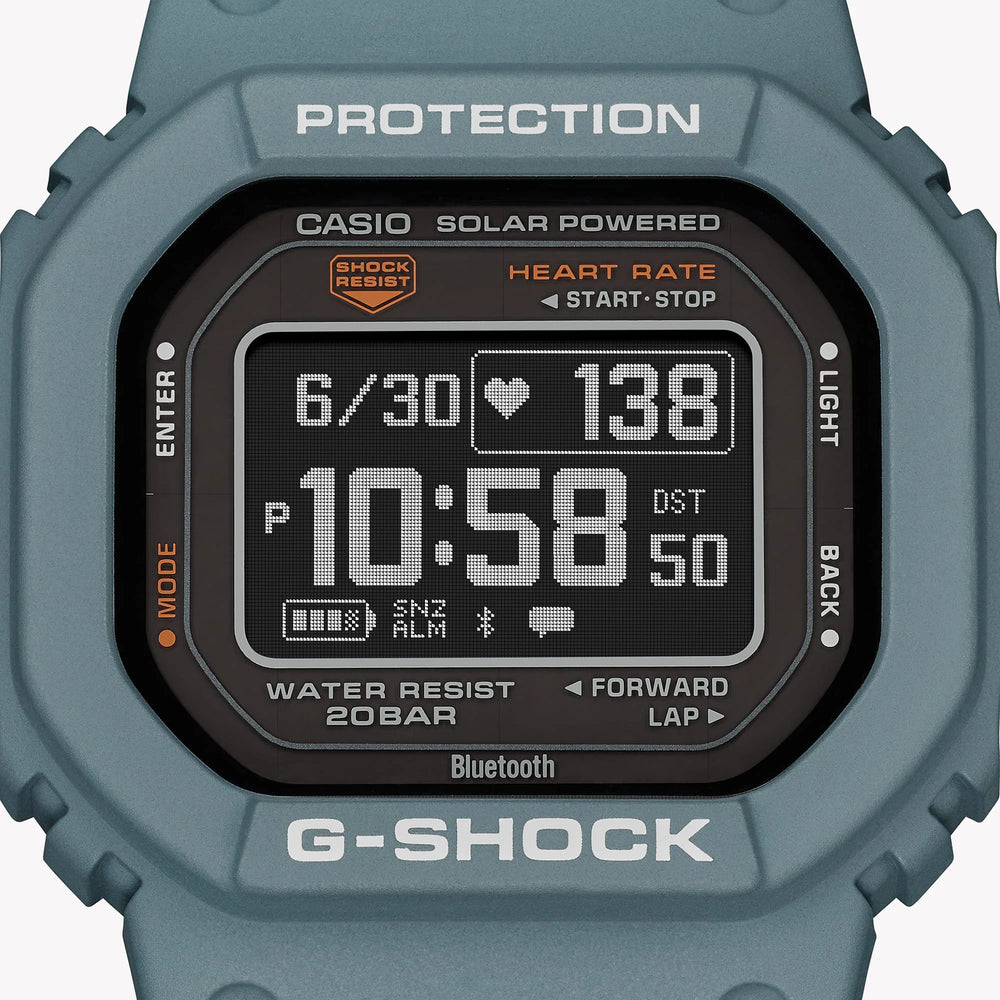 Casio G-Shock Men's Blue Resin Watch, Digital Display | Dw-H5600-2er by i-watch