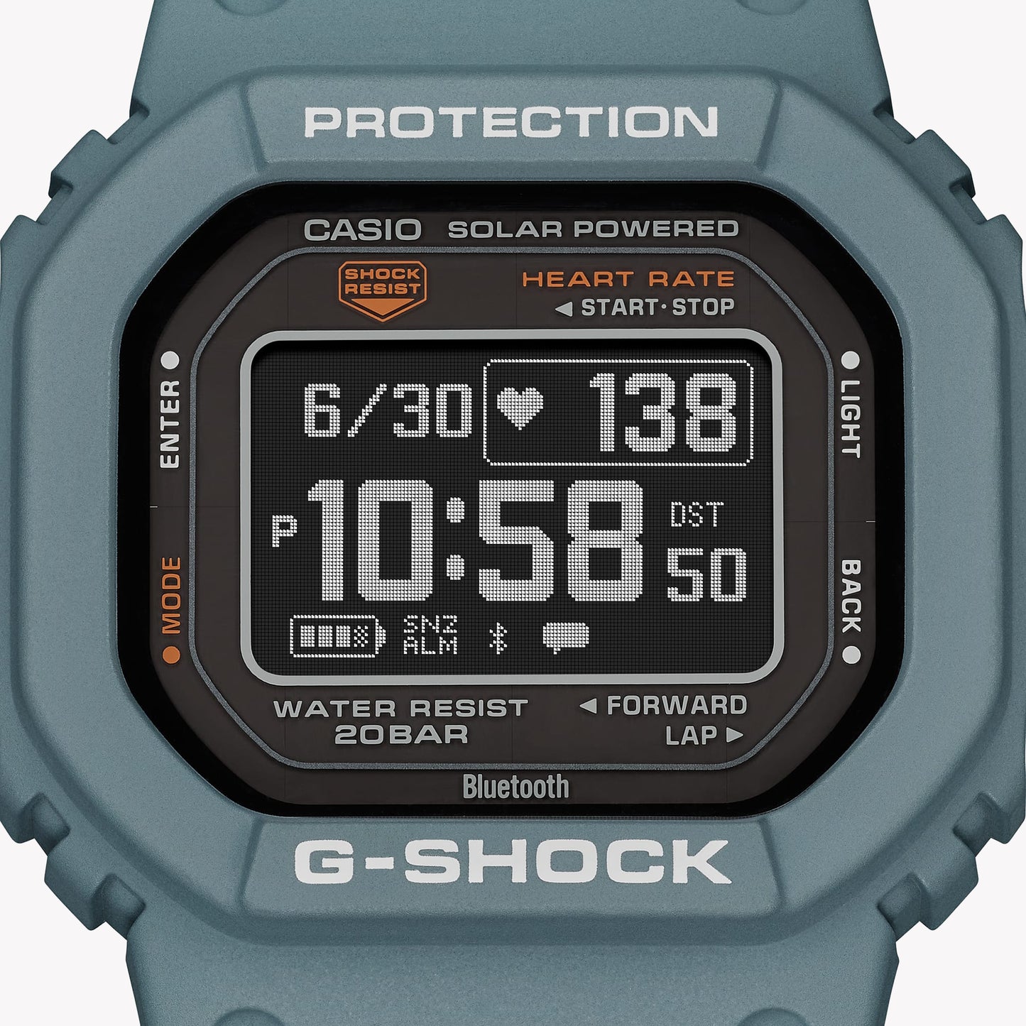 CASIO G-SHOCK DW-H5600-2 G-SQUAD THE ORIGIN Gray - HEART RATE SERIE Men's Watch