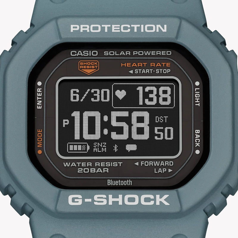 Casio G-Shock Men's Blue Resin Watch, Digital Display | Dw-H5600-2er by i-watch