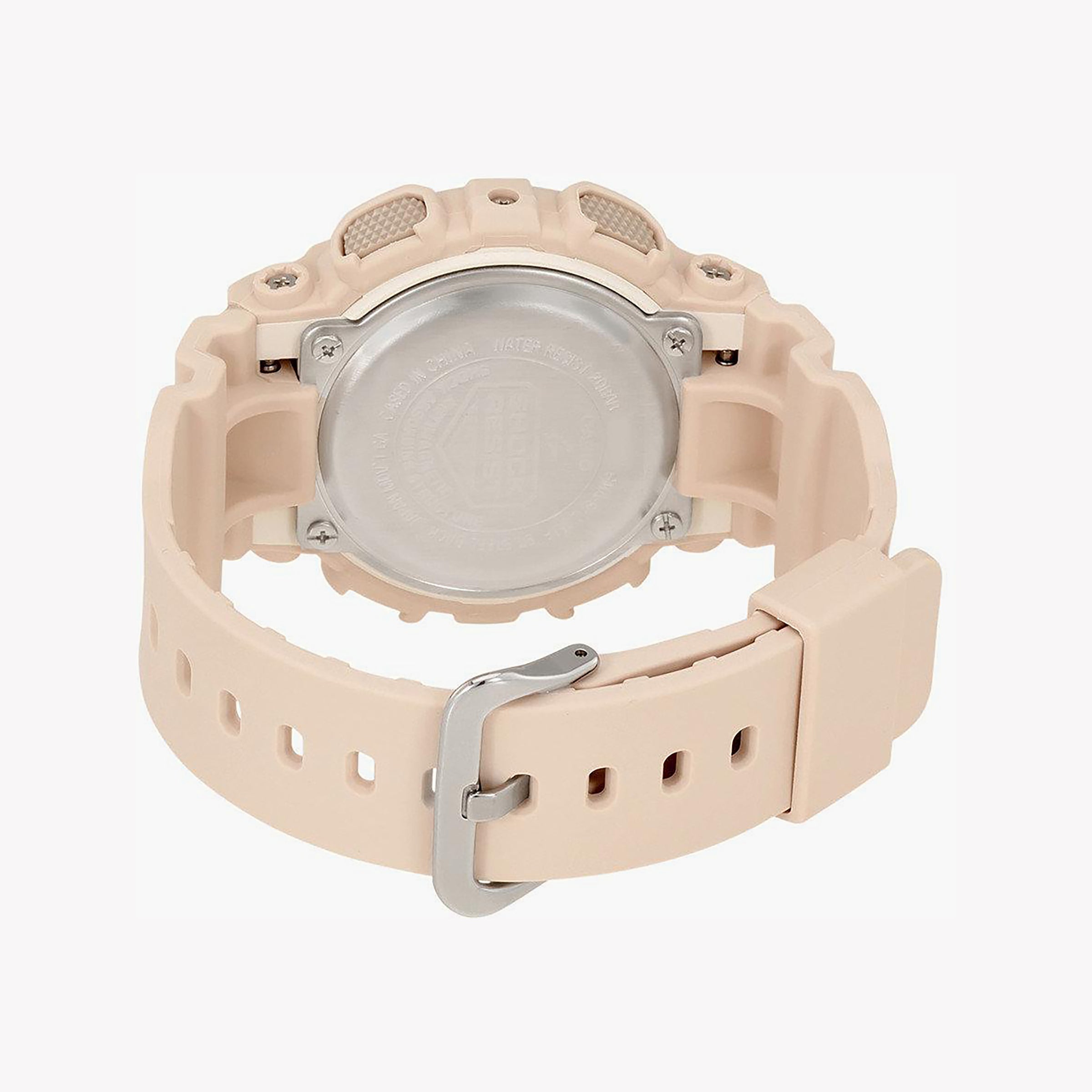 CASIO G-SHOCK GMA-S120MF-4ADR - SPORTY ELEGANCE UNISEX WATCH with chic beige resin band and digital dial