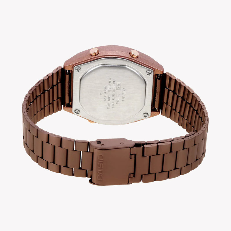 Casio Unisex Rose Gold Watch, Stainless Steel Band | B640wcg-5df by i-watch