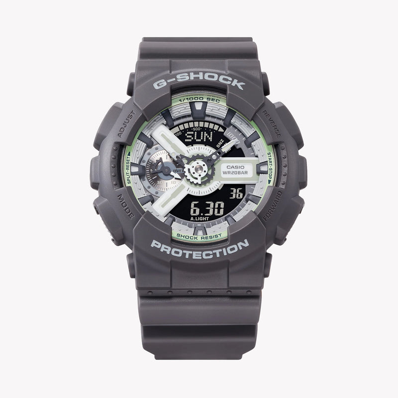 G-Shock Men's Dark Gray Resin Watch, Sporty Design | Ga-110hd-8adr by i-watch