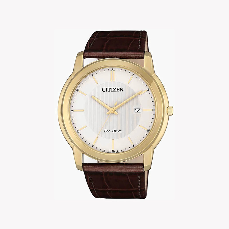 Citizen Aw1212-10a Modern Utility - Elegant Gold Accented Men's Eco-Drive Watch by i-watch