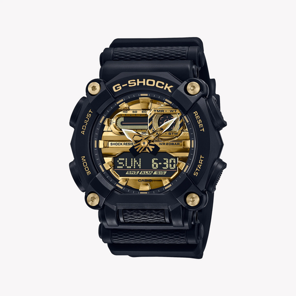 G-Shock Men's Black Resin, Gold Dial | Ga-900ag-1adr by i-watch