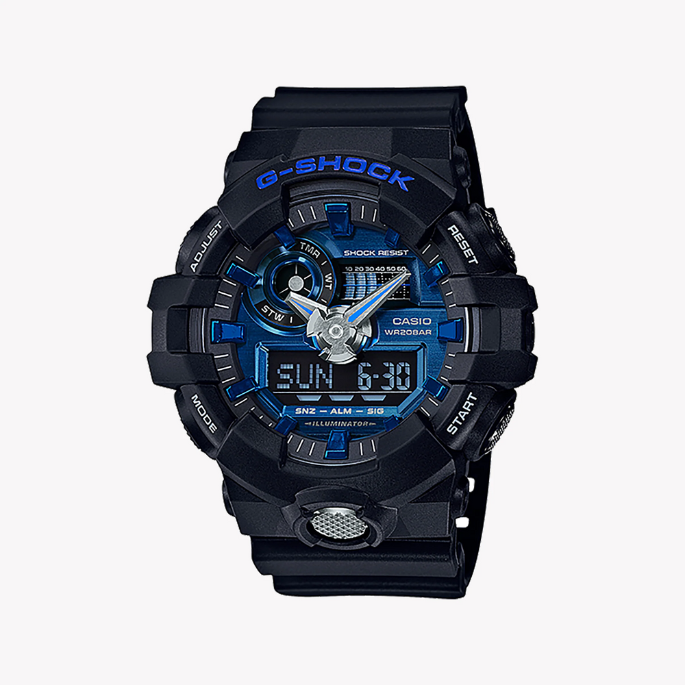 Casio G-Shock Ga710-1a2 Bold Commander - Men's Rugged Timepiece With Vibrant Digital Dial by i-watch