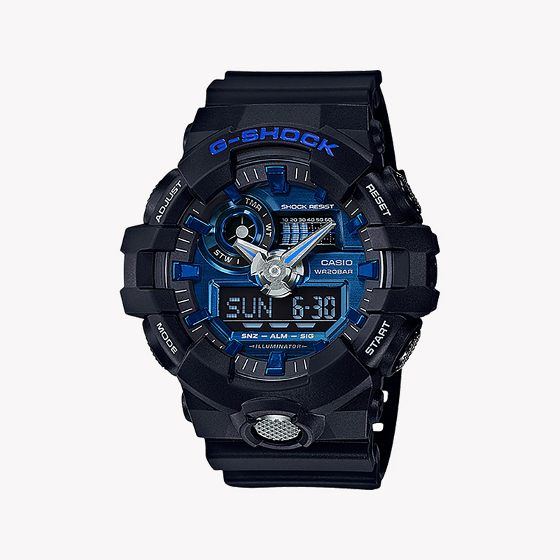 Casio G-Shock Ga710-1a2 Bold Commander - Men's Rugged Timepiece With Vibrant Digital Dial by i-watch