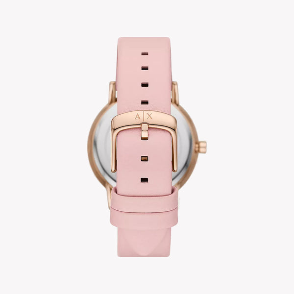 ARMANI EXCHANGE AX7150SET - ROSE GOLD ELEGANCE WOMEN’S WATCH WITH PINK LEATHER BAND & STRIKING DIAL-i-Watch-3