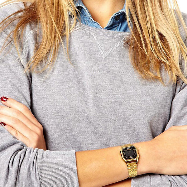 Casio Unisex Gold Watch, Metal Strap | La-680wega-1er by i-watch