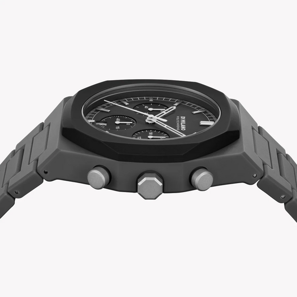 D1 MILANO Men's Black Stainless Steel Watch, Black Dial | D1-PHBJ04 by i-watch