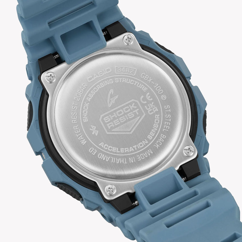 Casio Men's Blue Resin Watch, Digital | Gbx-100-2aer by i-watch