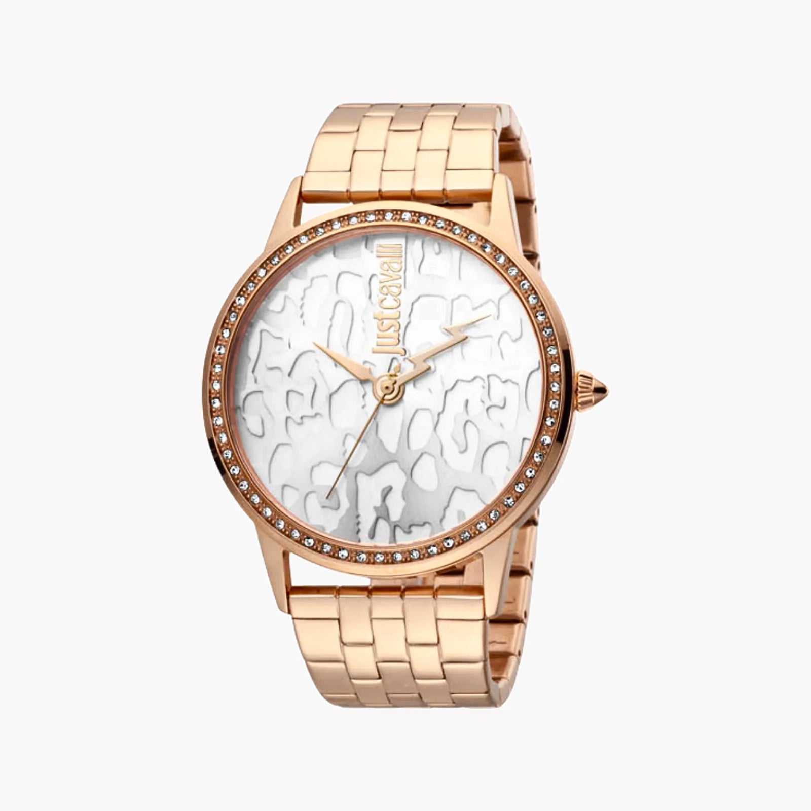 Just Cavalli Women's Rose Gold Watch, Silver Dial | Jc1l094m0075 by i-watch