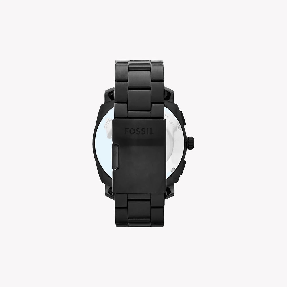 Fossil Men's Black Stainless Steel Watch, Black Dial | Fs4552 by i-watch