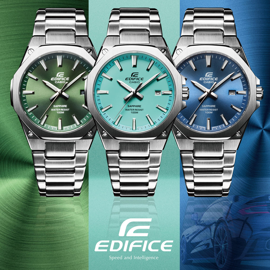 Casio Edifice Classic Slim Aqua Green - EFR-S108D-2BVUEF-i-Watch-5