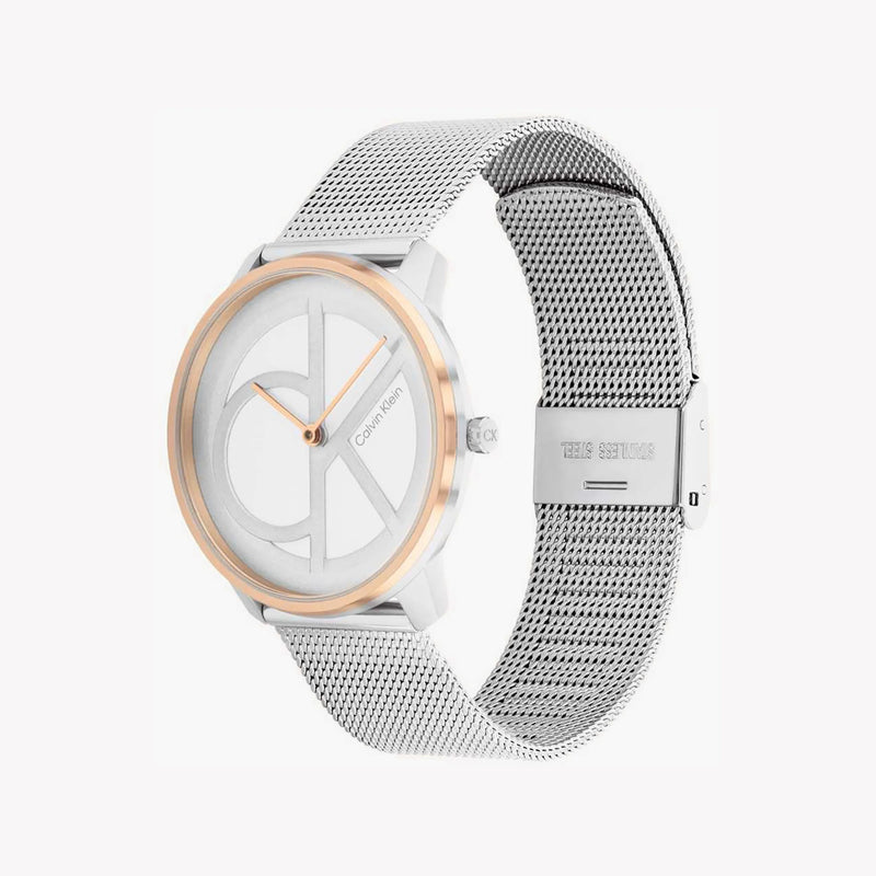 Ck Calvin Klein Men's Silver Watch, Stainless Steel | Ck1w201m0001 by i-watch