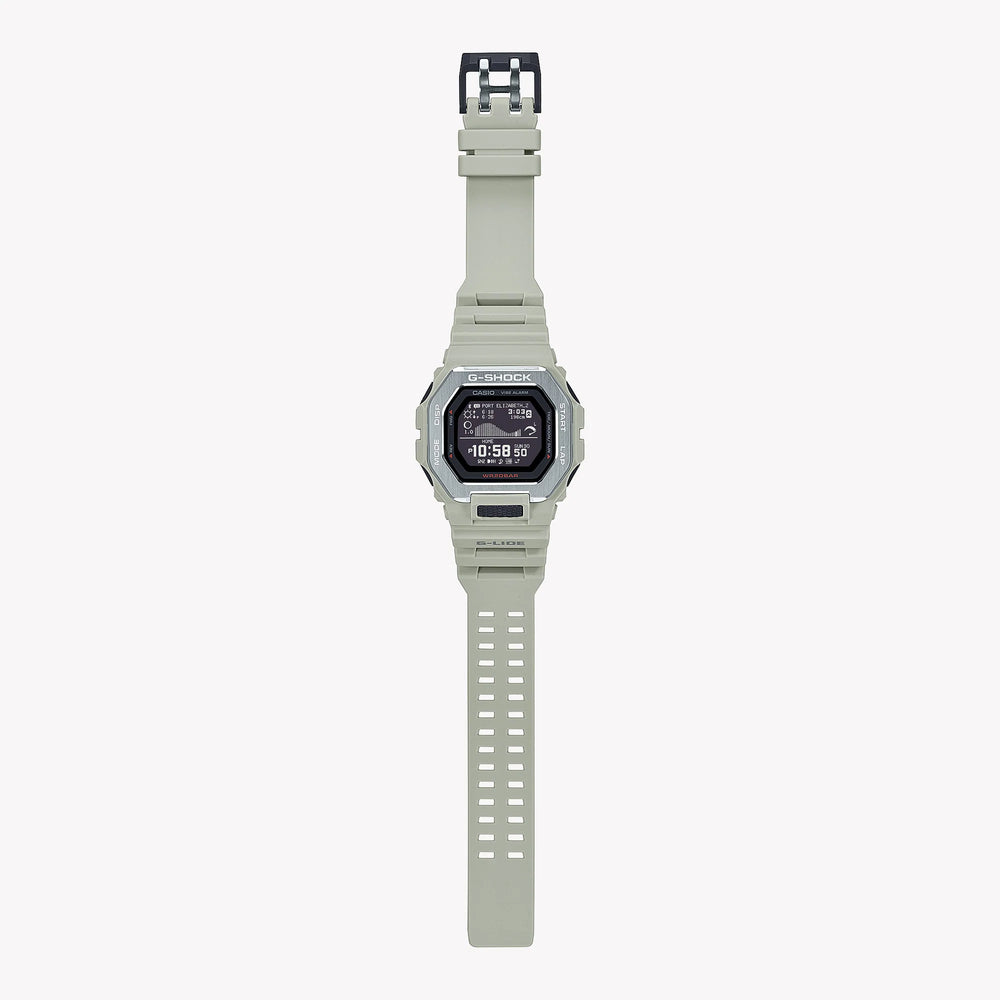 G-Shock Men's White Resin Watch, Stainless Steel | Gbx-100-8dr by i-watch