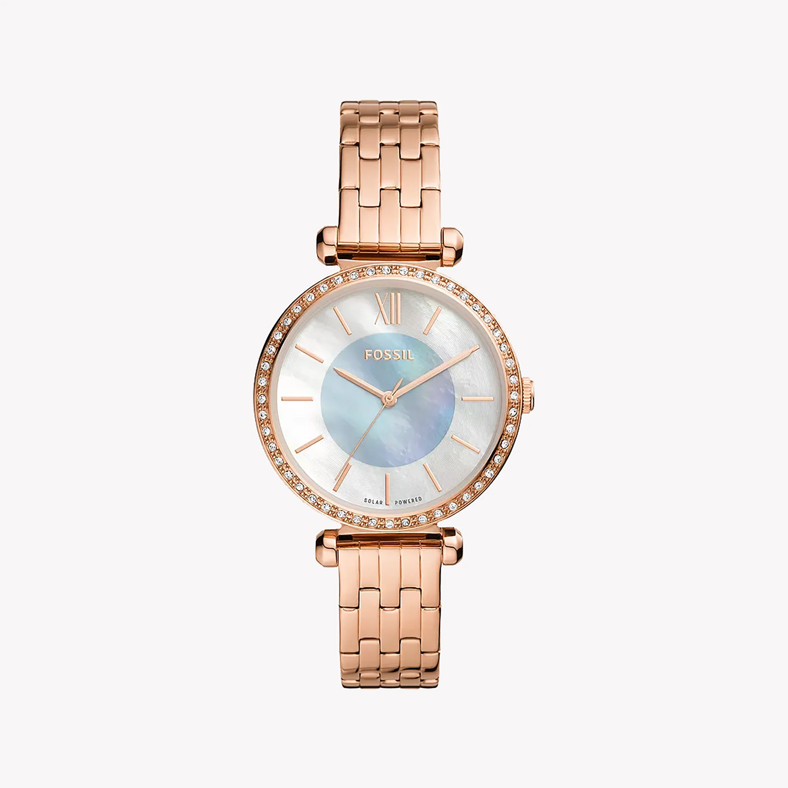 Fossil Women's Rose Gold Watch, White Dial | Bq3820 by i-watch